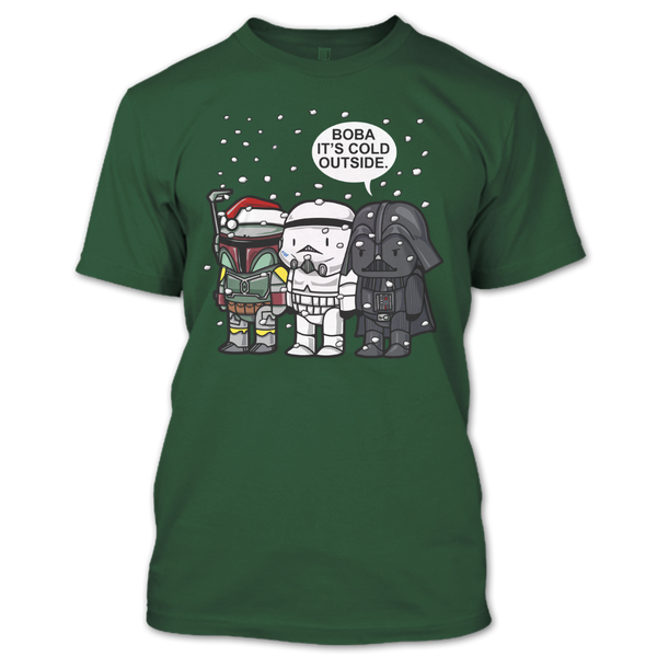 A black t-shirt with the shopify logo