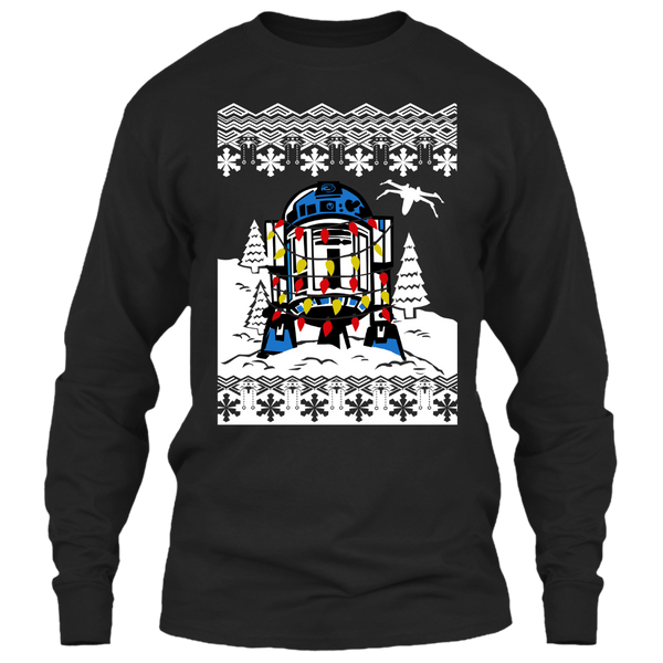 A black t-shirt with the shopify logo