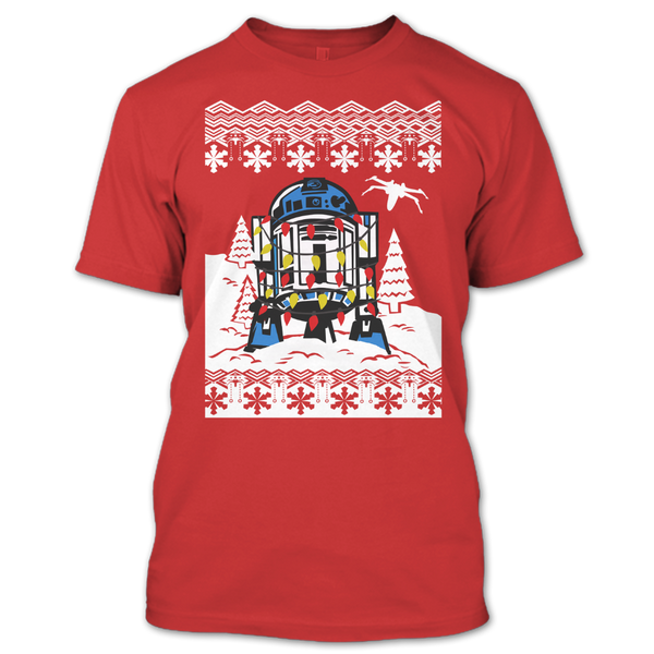 A black t-shirt with the shopify logo