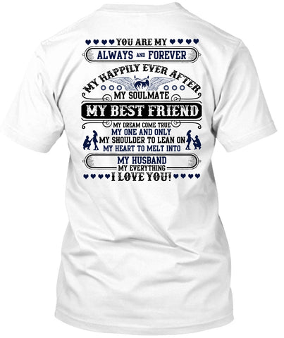 A black t-shirt with the shopify logo