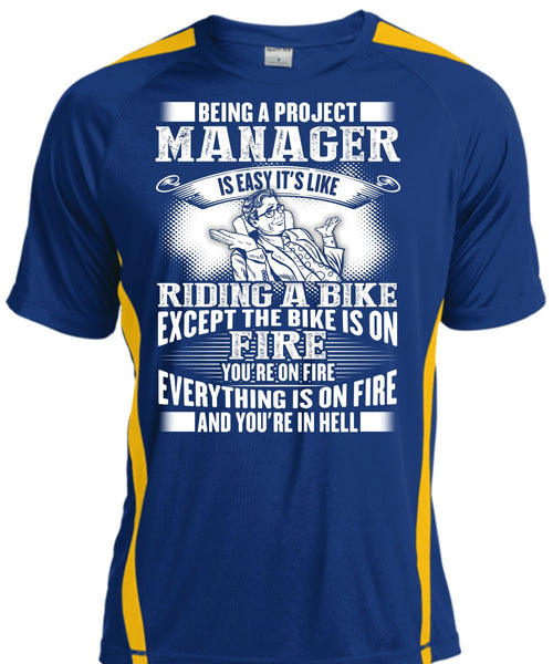 Being A Project Manager T Shirt, Riding A Bike T Shirt, Cool Shirt