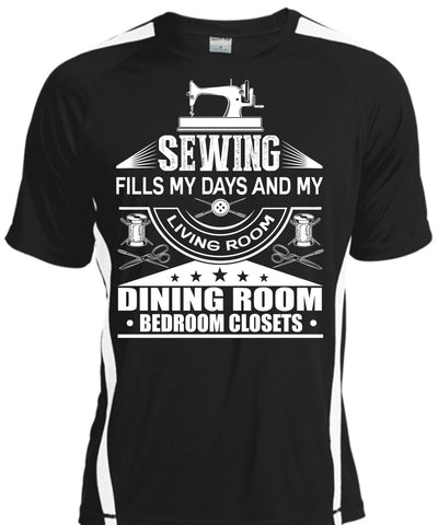 A black t-shirt with the shopify logo