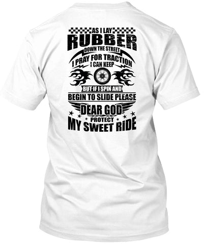 A black t-shirt with the shopify logo