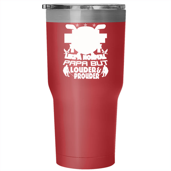 Hockey Papa Tumbler 30 oz Stainless Steel, Normal Papa Travel Mug