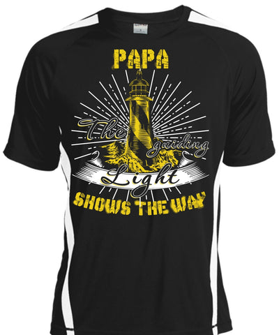 A black t-shirt with the shopify logo