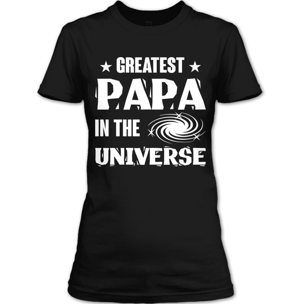 A black t-shirt with the shopify logo