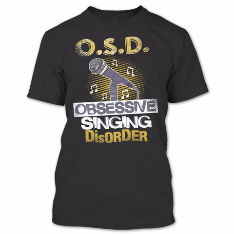 A black t-shirt with the shopify logo