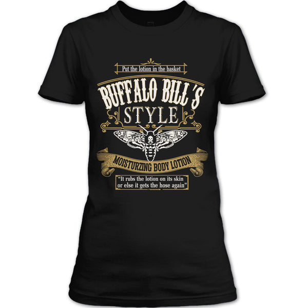 A black t-shirt with the shopify logo