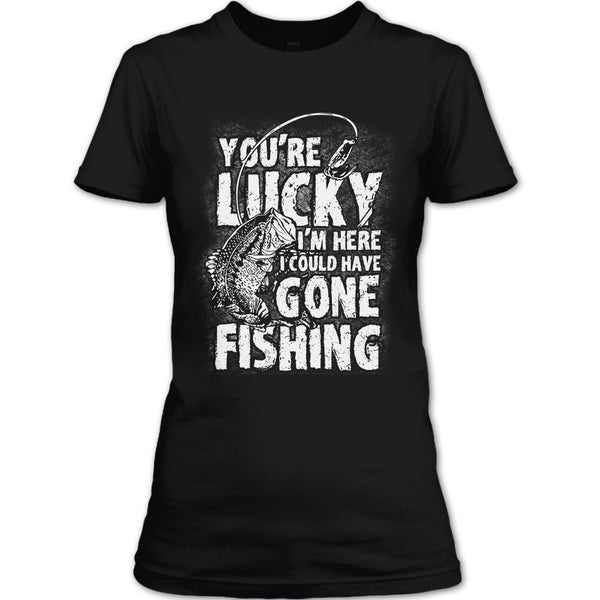 A black t-shirt with the shopify logo