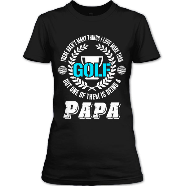 A black t-shirt with the shopify logo