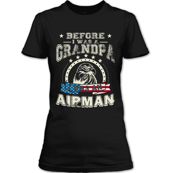 A black t-shirt with the shopify logo