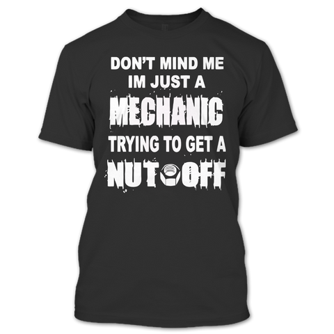 A black t-shirt with the shopify logo