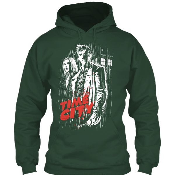 A black t-shirt with the shopify logo