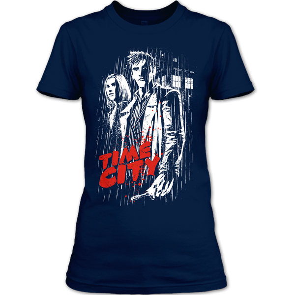 A black t-shirt with the shopify logo