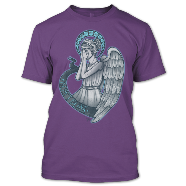 A black t-shirt with the shopify logo