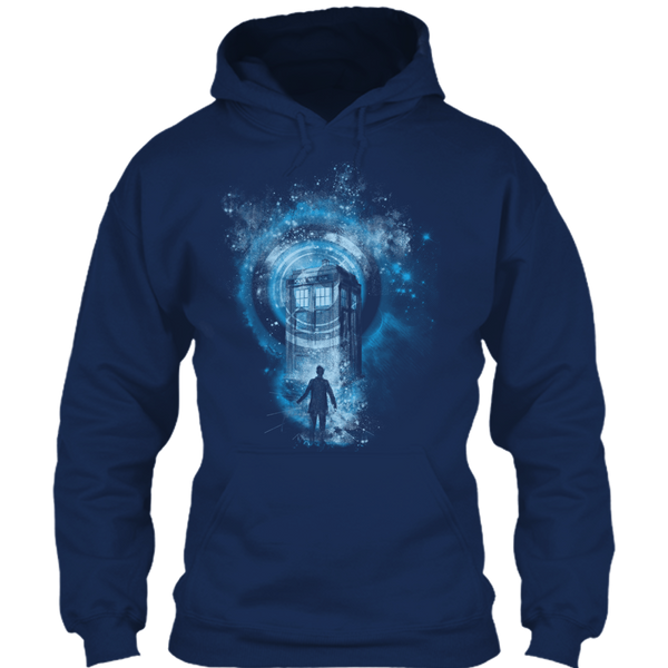 A black t-shirt with the shopify logo