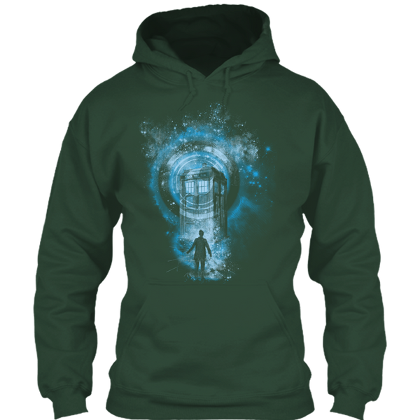 A black t-shirt with the shopify logo