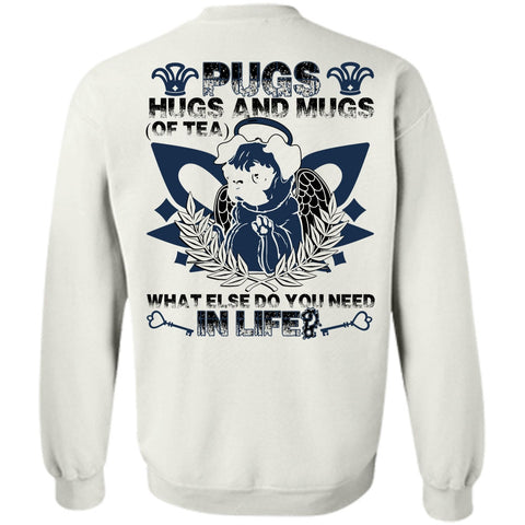 A black t-shirt with the shopify logo