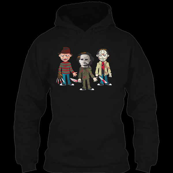 A black t-shirt with the shopify logo