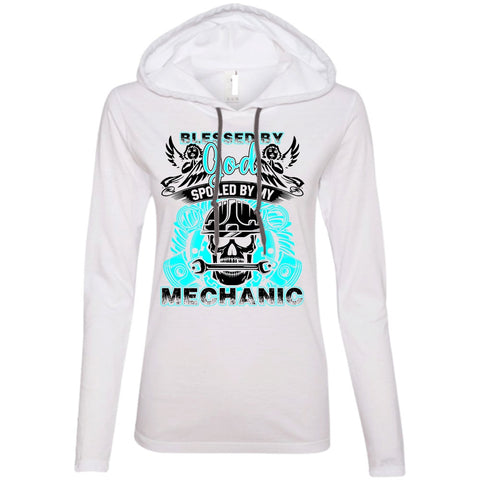 A black t-shirt with the shopify logo