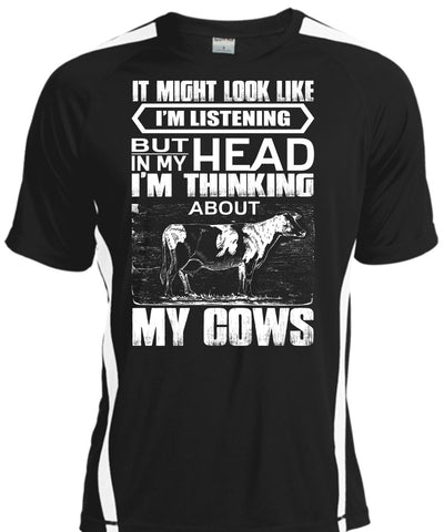 A black t-shirt with the shopify logo