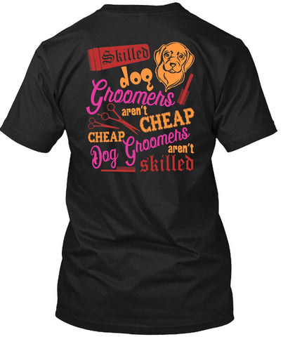 A black t-shirt with the shopify logo