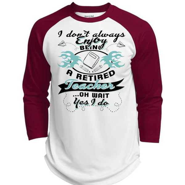 Being A Retired Teacher T Shirt, Being A Teacher T Shirt, Awesome T-Shirts  (Polyester Game Baseball Jersey)