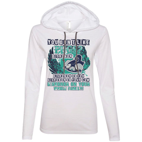 A black t-shirt with the shopify logo