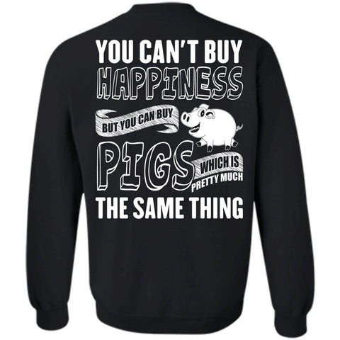 A black t-shirt with the shopify logo