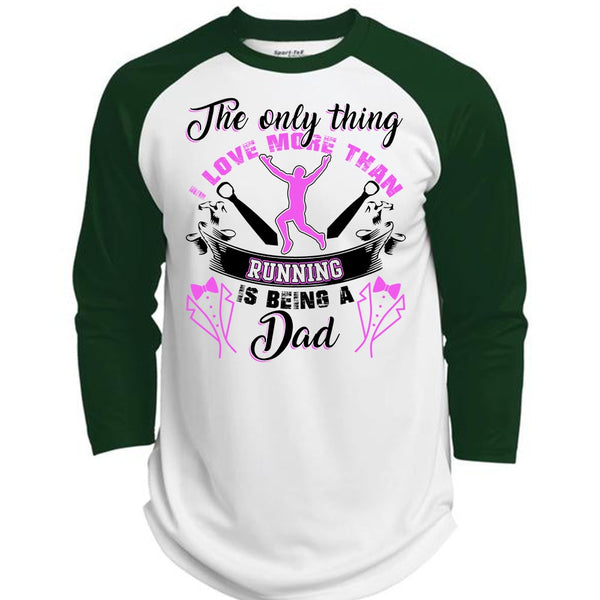 I Love More Than Running T Shirt, I Love Running T Shirt, Awesome T-Shirts  (Polyester Game Baseball Jersey)