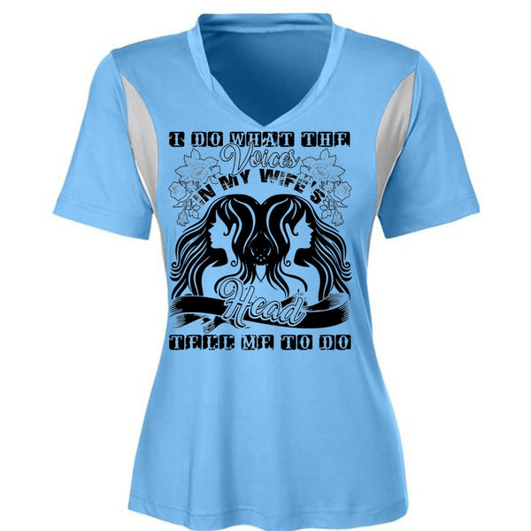 I Do What The Voices In My Wife's T Shirt, Being A Husband T Shirt, Awesome T-Shirts