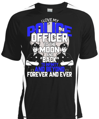 A black t-shirt with the shopify logo