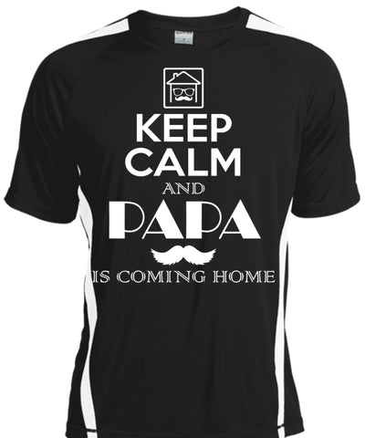 A black t-shirt with the shopify logo