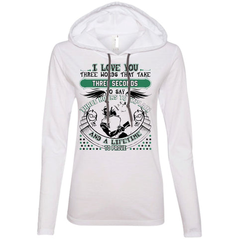 A black t-shirt with the shopify logo