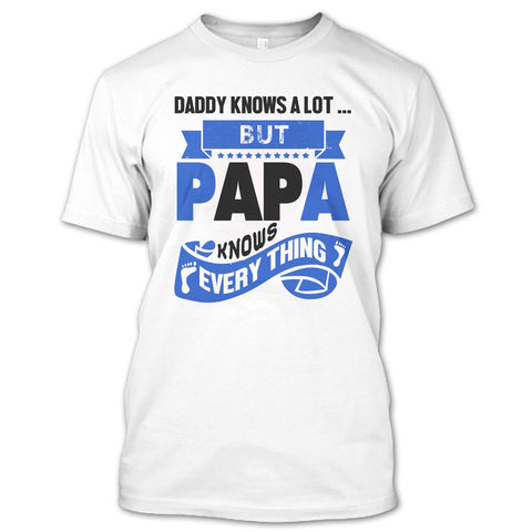 A black t-shirt with the shopify logo