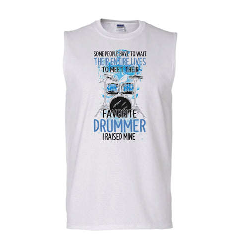 A black t-shirt with the shopify logo