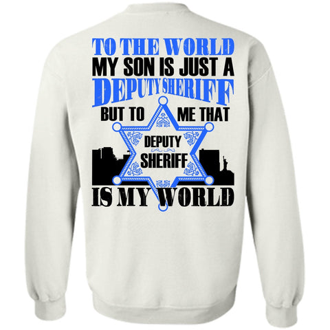 A black t-shirt with the shopify logo