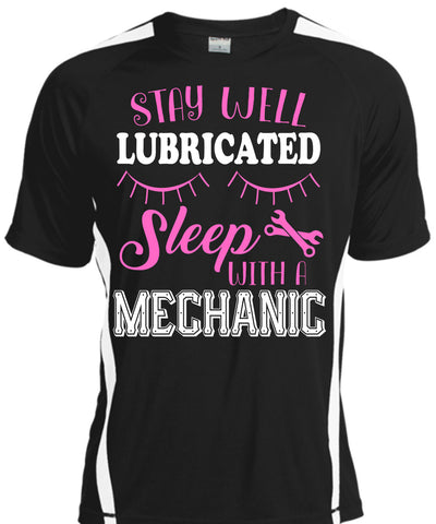 A black t-shirt with the shopify logo