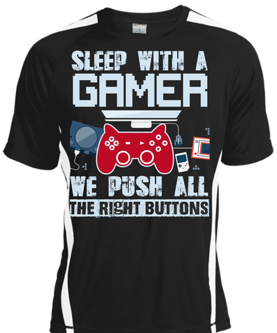 A black t-shirt with the shopify logo