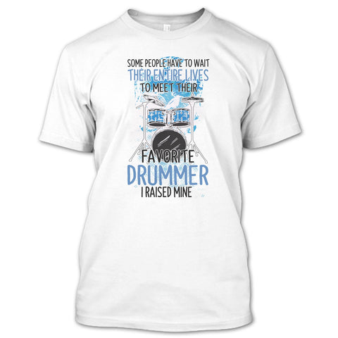 A black t-shirt with the shopify logo