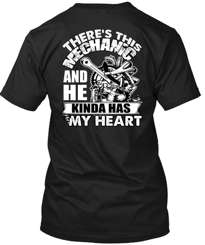 A black t-shirt with the shopify logo