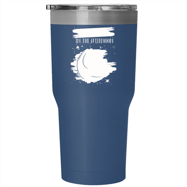 I Love You In The Morning Tumbler 30 oz Stainless Steel, Gift For Couple Travel Mug