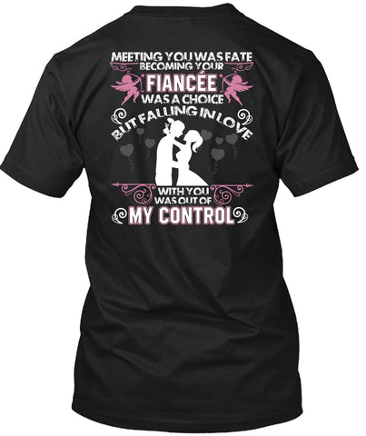 A black t-shirt with the shopify logo