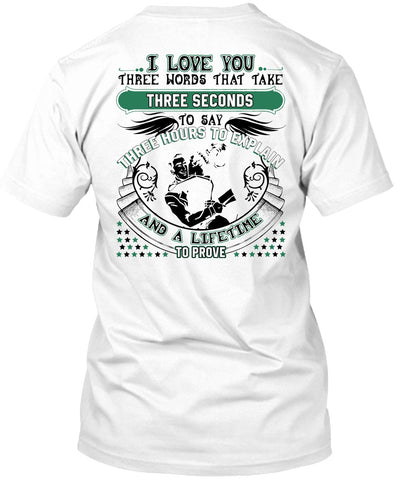 A black t-shirt with the shopify logo