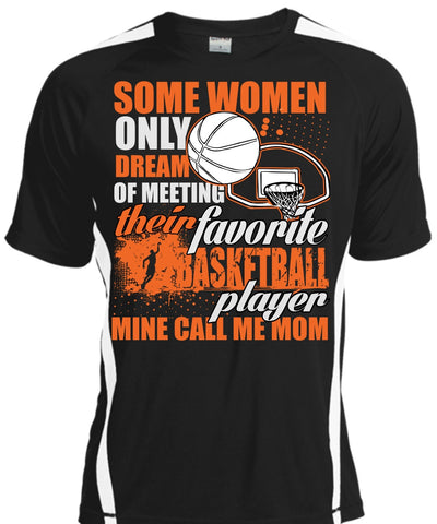 A black t-shirt with the shopify logo