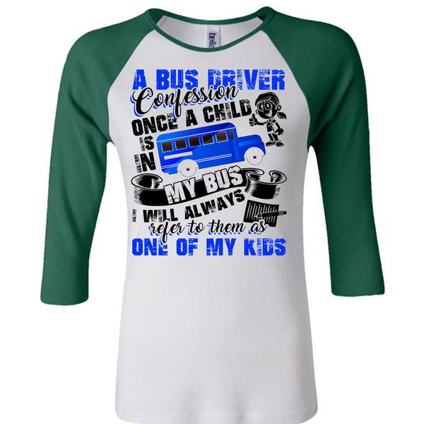 A Bus Driver Confession Once A Child T Shirt, Being A Bus Driver T Shirt, Awesome T-Shirts