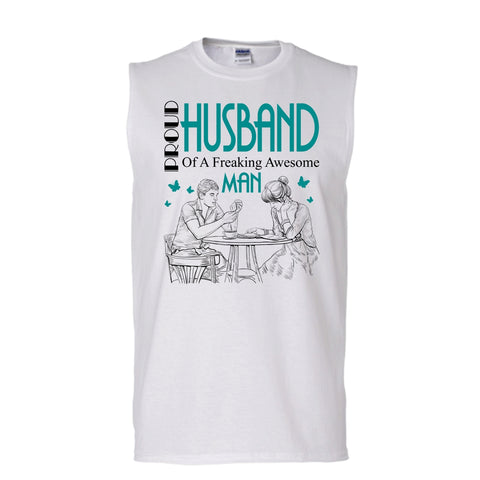 A black t-shirt with the shopify logo