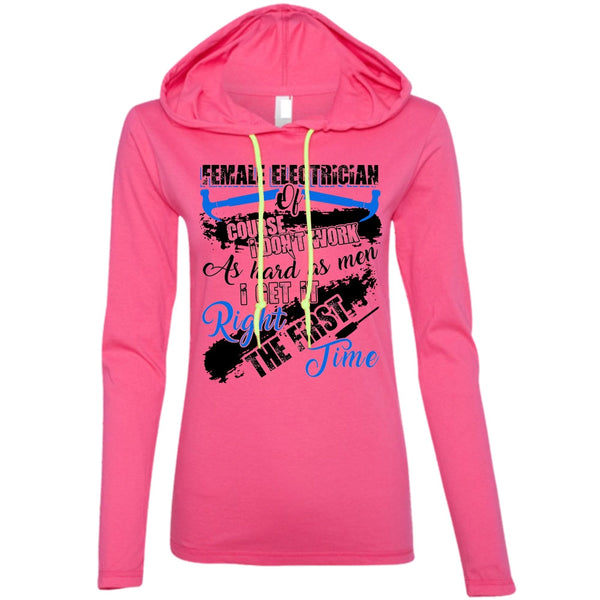 Female Electrician Of Course T Shirt, I Love Electrician T Shirt, Awesome T-Shirts