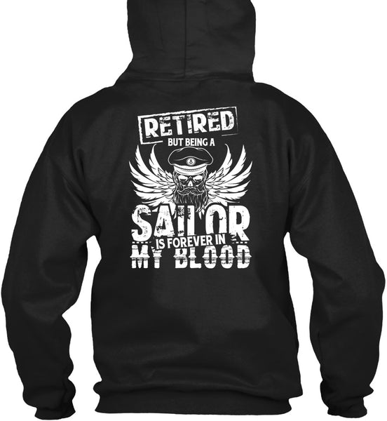 Being A Sailor Is Forever In My Blood T Shirt, I Love Beach T Shirt