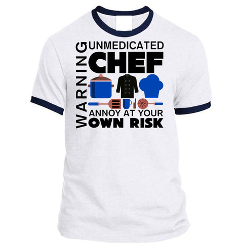 A black t-shirt with the shopify logo